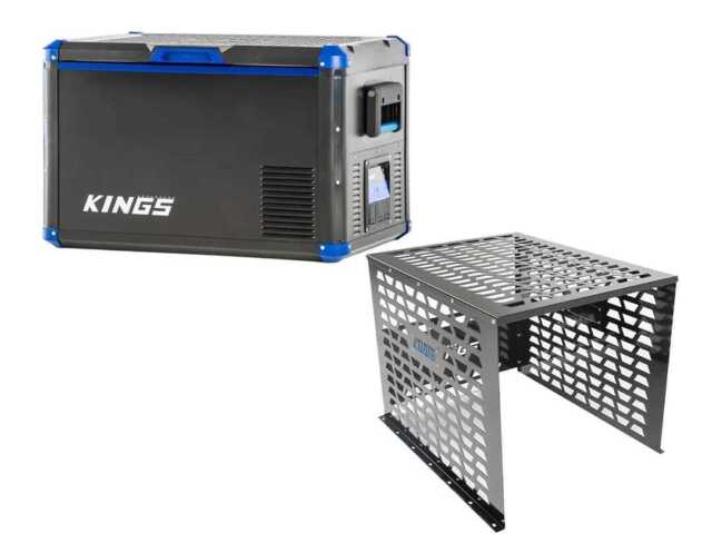 Adventure Kings 60L Stayzcool Portable Fridge Freezer + Fridge Barrier - Small