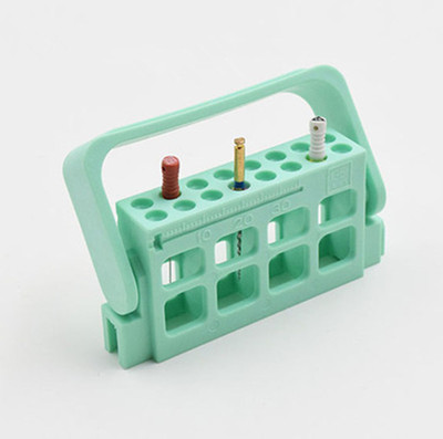 Porta Lime Endodontico Autoclavabile - Organizer Per File Dentali Con Conteggio Utilizzi, 18 Fori - Foto 2