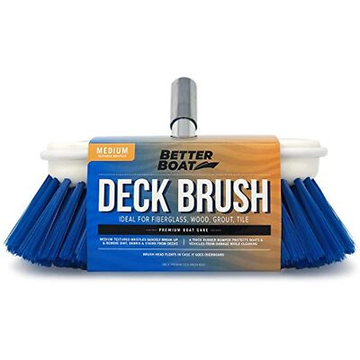 Car Wash Brush & Boat Brush Head Boat Deck Brush Scrubbing Bristle 8'' Scrub