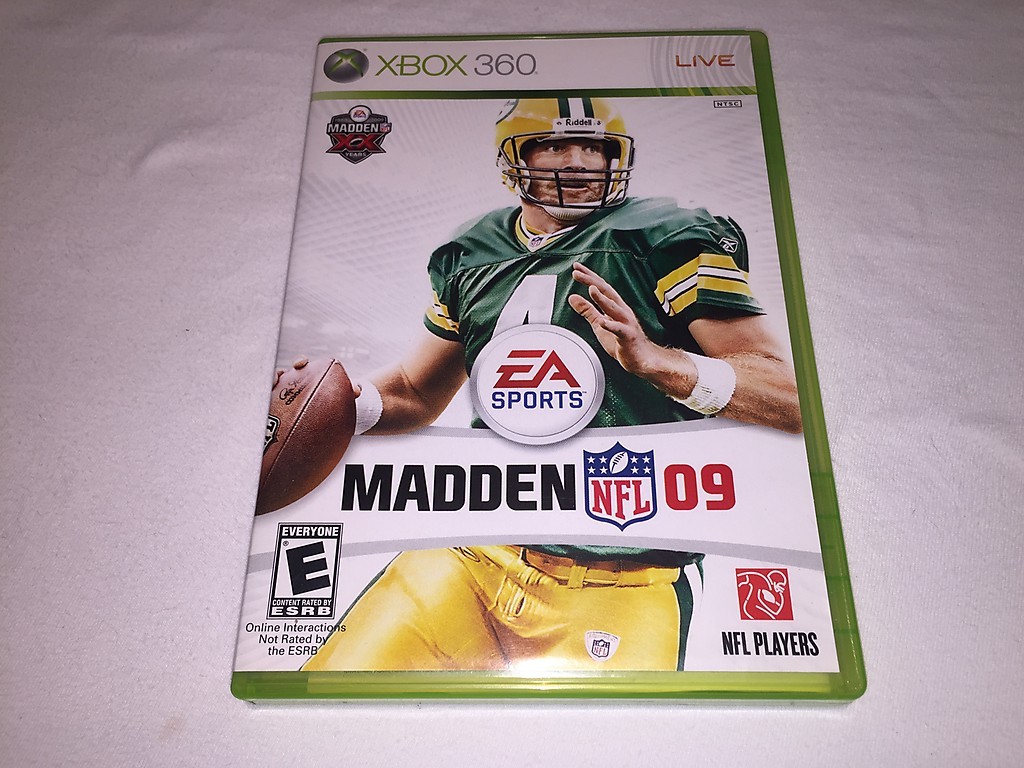 Madden NFL 09 (Microsoft Xbox 360) Original Release Complete Excellent