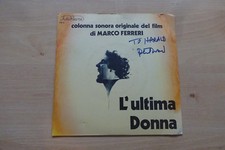 Philippe Sarde composer autograph signed 18x18 cm single "L'ultima Donna"
