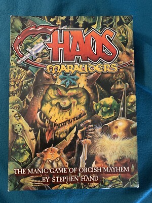 Chaos Marauders  Game Games Workshop 1987 Brettspiel
