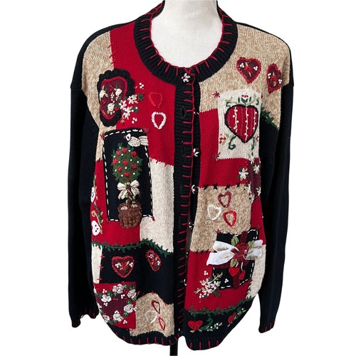 Vintage Y2K Valentines Day Ramie/cotton 