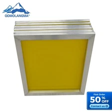 6PACK 23" x 31" Aluminum Silk Screen Printing Frame with 200 Yellow Mesh Count