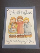 A Pocketful of Love Easy Paint Designs Watercolor Wood Fabric 1990 Paperback