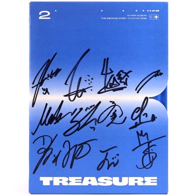Treasure - The Second Step: Chapter One 1st Mini Album Signed Promo CD 2022