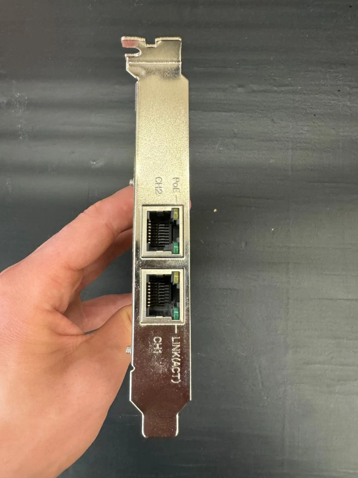 Dual Port PCI Express Gigabit Ethernet PCIe Network Card Adapter - PoE/PSE - TAA - Image 3 of 3