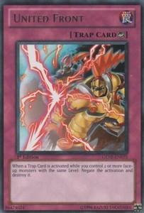 United Front - GENF-EN075 - Rare - Unlimited Edition x3 - Lightly Played