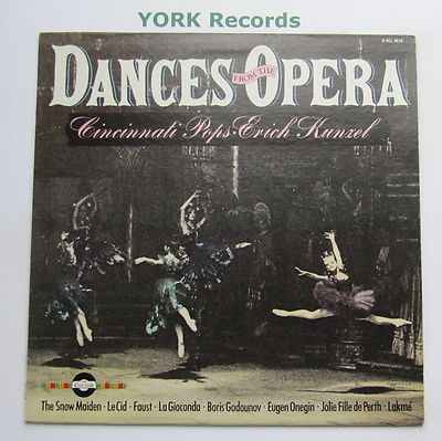 D-VCL 9019 - DANCES FROM THE OPERA - KUNZEL Cincinnati Pops - Ex Con LP Record