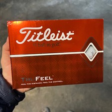 1 Dozen Titleist Tru Feel White Finish New Golf Balls