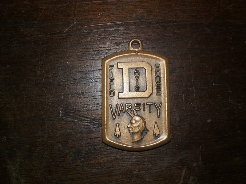 Vintage Dartmouth College Varsity Athletics Charm Pendant Banned Indian Mascot