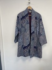 East Artisan Quilted Patchwork Open Jacket Size S/m