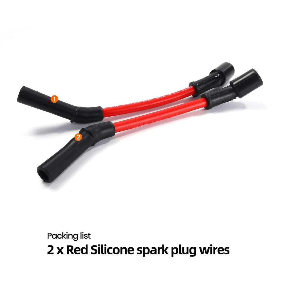 10.4mm For Harley-Davidson Buell Taylor 2003-2010 XB9 XB12 Red SPARK PLUG - Image 3 of 4