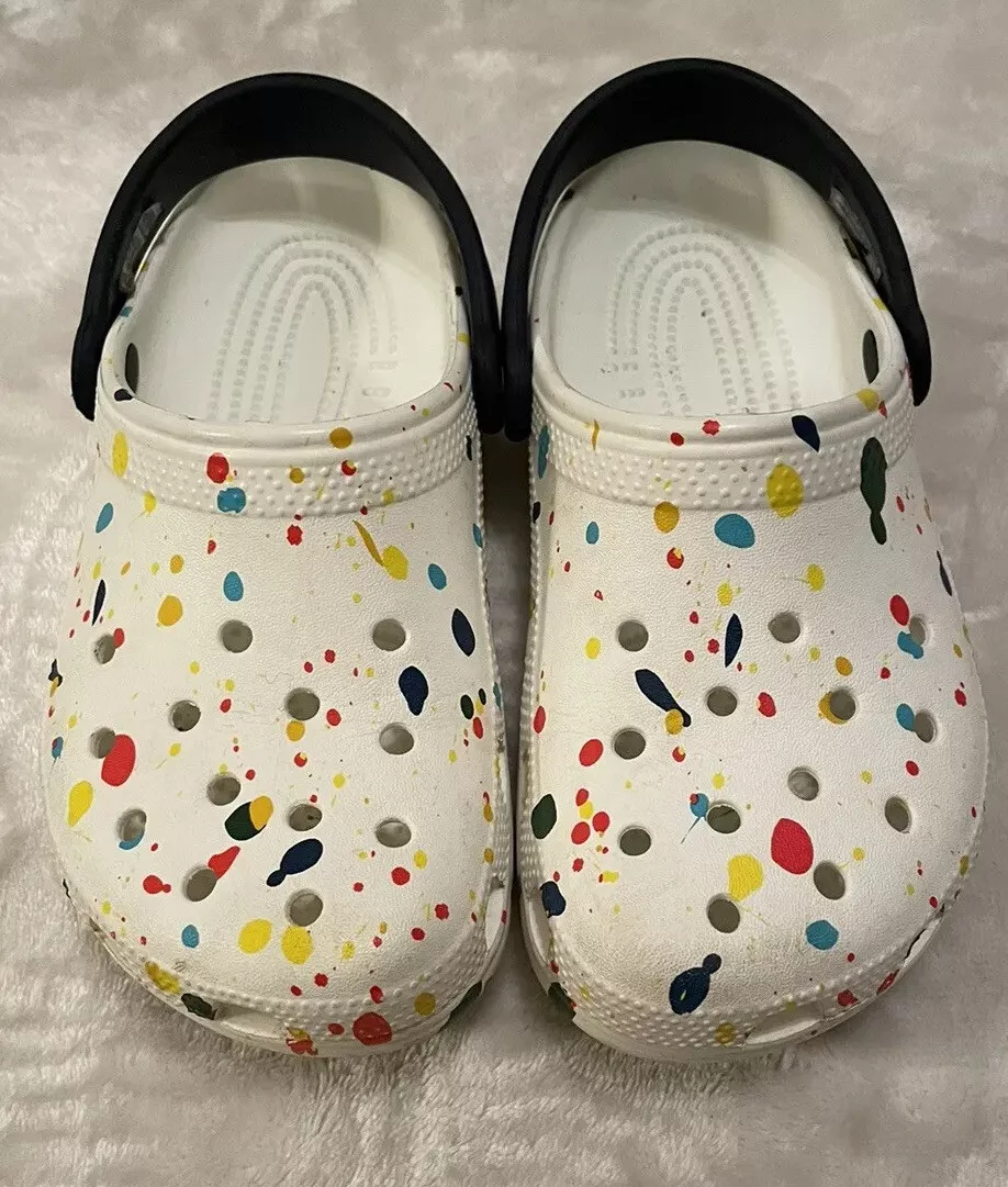 Baby store white crocs