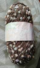 1 x 50g PATONS Flower Garden Yarn Brown Multicoloured Knit Crochet Craft