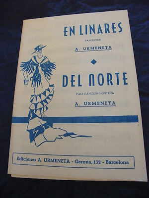Partition In Linares Del Norte Von A. Urmeneta Paso Dobles