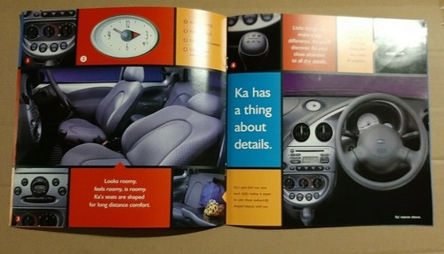 Ford Australian Nov 2000 Ka Sales Brochure - Picture 4 of 5