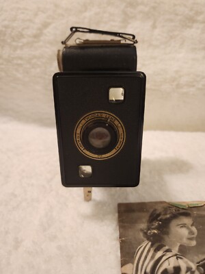 VINTAGE KODAK JIFFY SIX-20 SERIES II FOLDING CAMERA MANUAL CASE