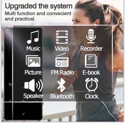 Lo más nuevo Reproductor de MP3 HD Pantalla Táctil Deportes Sin Pérdidas HIFI Música FM Radio - Imagen 9 de 17
