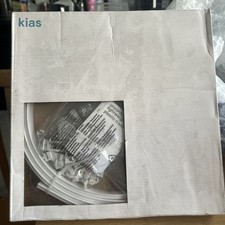 6m Good Home Kias Flexible Curtain Rail Track Lightweight Plastic White Free P&P