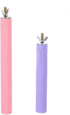 Bird Cage Perch Parrot Sand-Surface Stand 2Pack Grinding Wood Stick Platform Mol