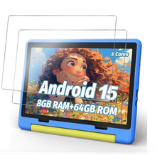 Tempered Glass Screen Protector Ultra Clear for Android 15 Tablet 2-Pack