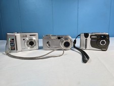 Lot of 3 Used Digital Cameras, Sony Cybershot, Samsung S630, Vivitar Vicicam