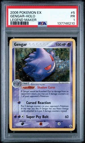 Gengar graded PSA 1 for sale on eBay