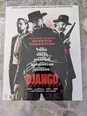 Original Quentin Taruntino Autogramm Django Foto Film 8x10 Beckett COA BAS
