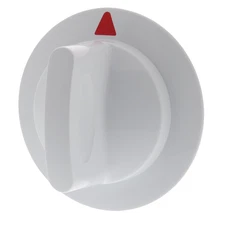 Dryer Timer Knob, White, for General Electric, AP2042269, PS266954, WE1X1263