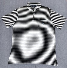 Polo Ralph Lauren Classic Fit Striped Polo Shirt Navy White Size S
