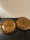 VTG Wood Communion Cup Holder Tray With Top 38 Openings & Rotating Center 4x13” — photo 5