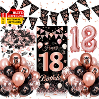 🎈Geburtstagsdeko Geburtstag Deko Luftballons Happy Birthday Dekoration Girlande