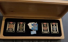 Athens 2004 Dow sponsor pin set in case