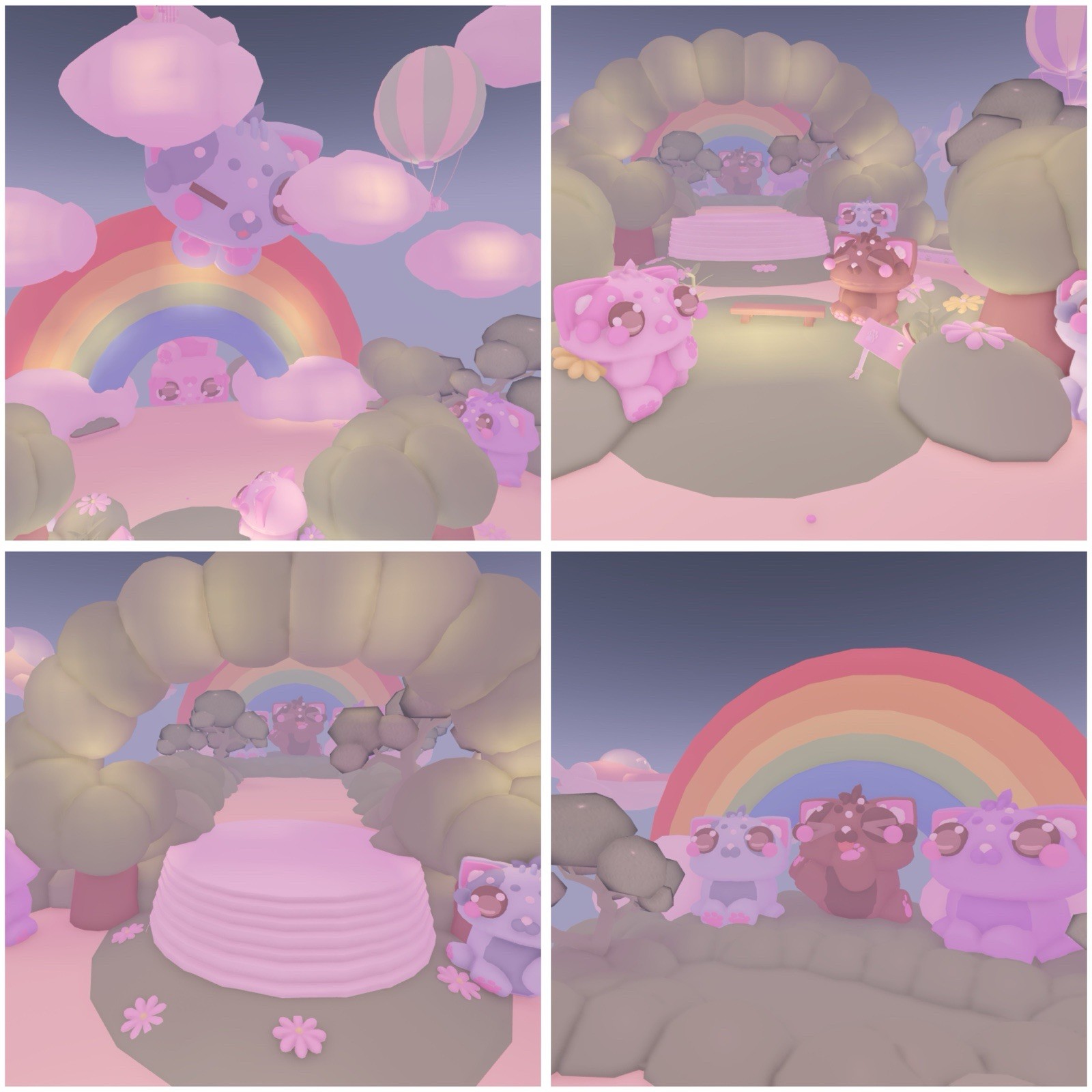 🌈🐈 Rainbow Cat Pastel Aesthetic Cute Kawaii Adopt Me House Home 🐈🌈