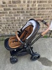 Babystyle Egg 1 2 Carrycot Bassinet Shadow Black Pram Top Newborn