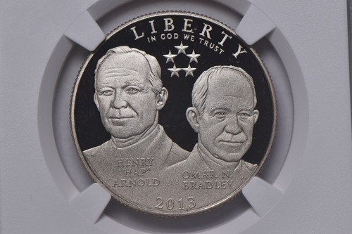 2013-S 5 Star Generals Commemorative Half Dollar Proof 9.9 UCAM NGC X NGCX - Picture 3 of 5