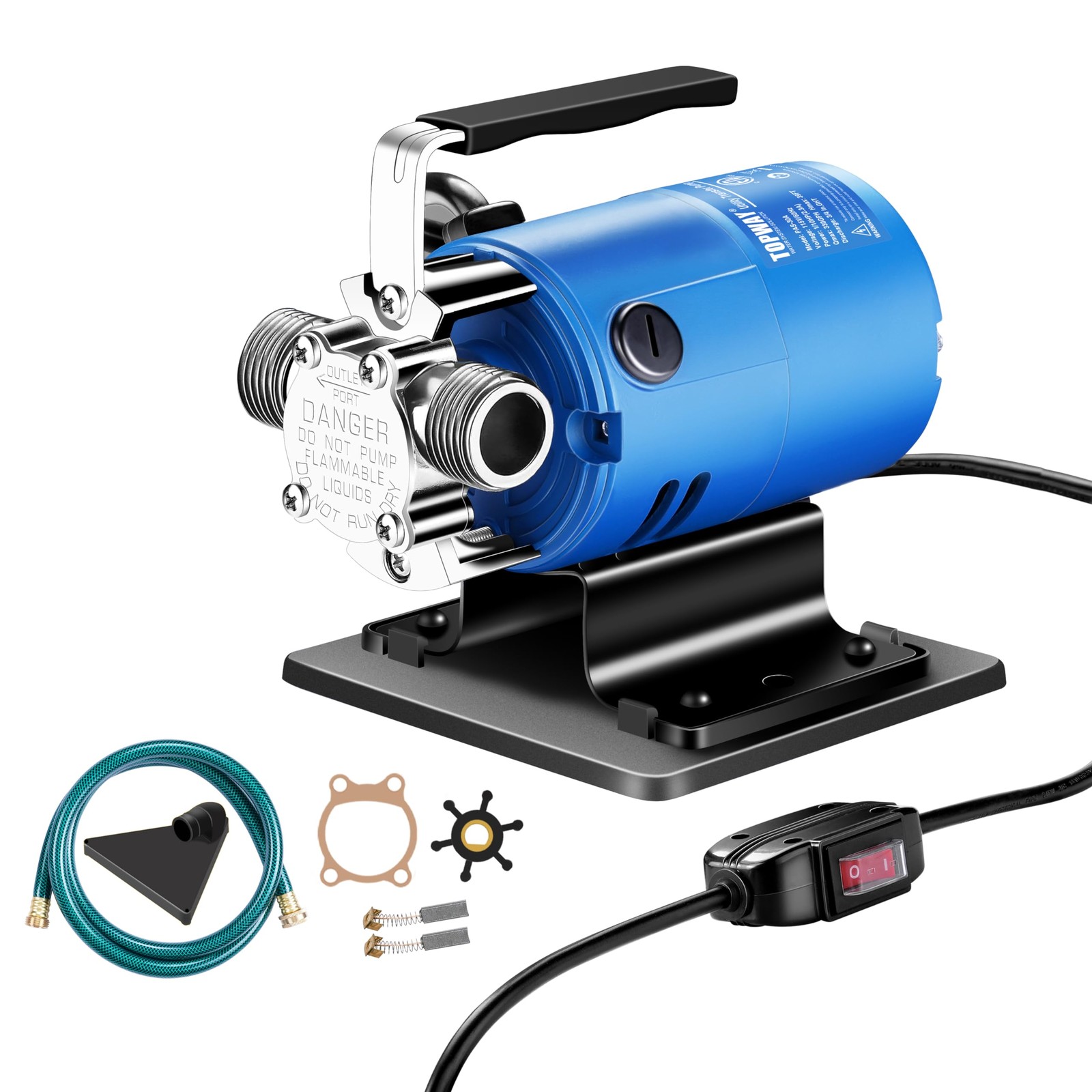 330GPH Electric Sump Pump with Auto ON/OFF Switch for Water Transfer