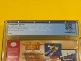 AeroFighters Assault (1st Print, 1997, CGC 9.2) Nintendo 64 N64 not WATA PSA VGA