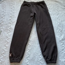 PLAYBOY By Pacsun Baggy Sweatpants Brown Spellout Size Small Women's Joggers Y2K