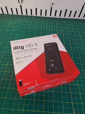 IK Multimedia iRig HD X Universal Guitar Audio Interface Open Box