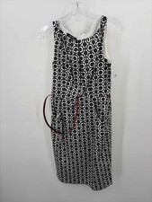 Pre-Owned Nine West Black Size 2 Knee Length Sleeveless Dress