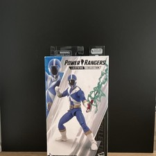 Blue Power Ranger Lightning Collection Figurine Mighty Morphin Hasbro