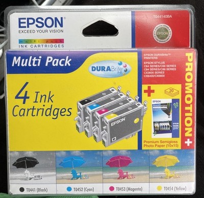 Epson Original Durabrite Tintenpatrone Multipack T0445 C13T044140BA T0441-T0454