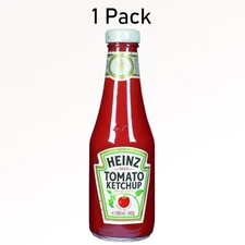 Heinz Tomato Ketchup Glass Bottle 14 oz 397 ml  1 2 3 4 6 pack
