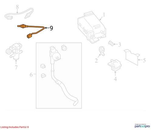Sensor de oxígeno térmico Nissan, trasero 226A04GD0A - Imagen 3 de 24