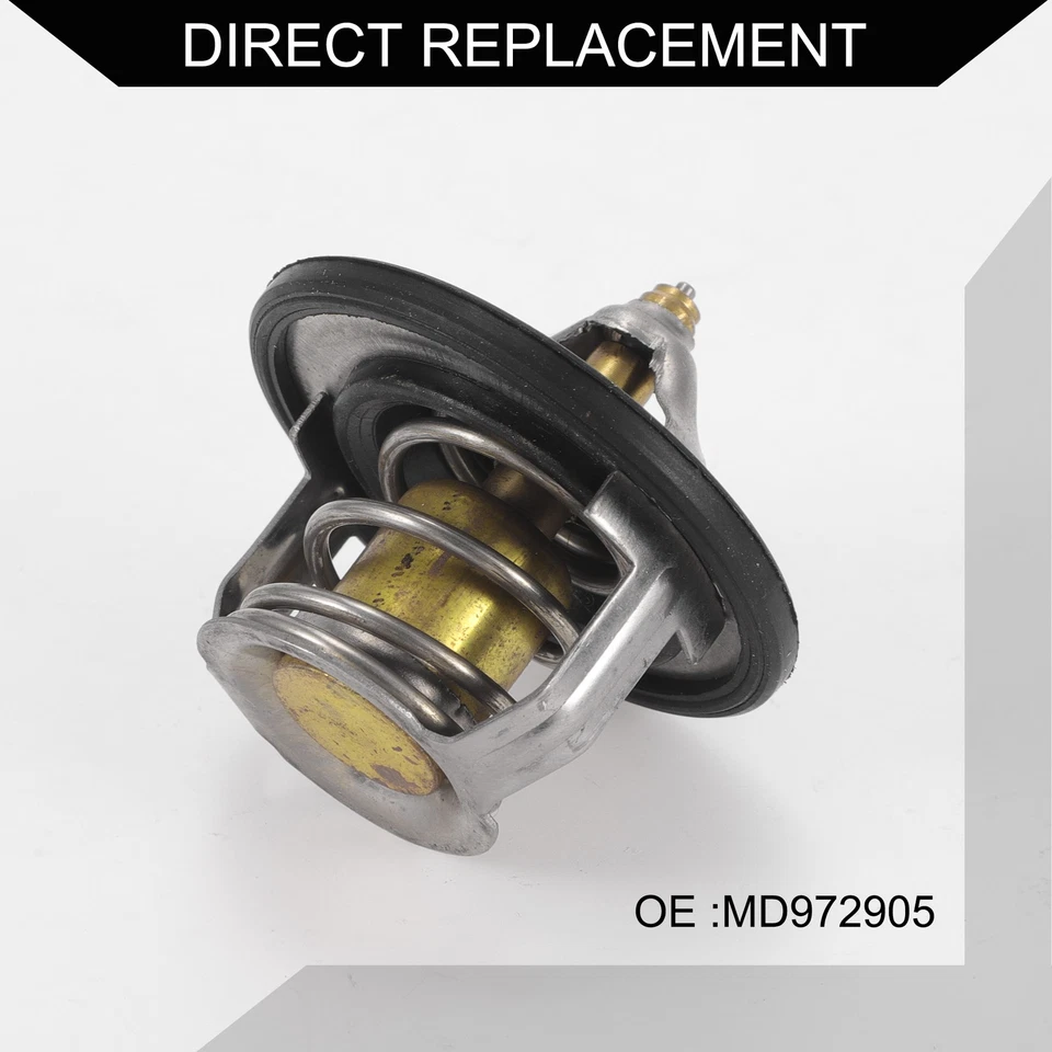 Termostato de refrigerante de motor para Mitsubishi Lancer 1978-1995 Nº MD972905 1 pieza Foto 4 de 4