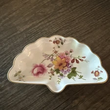 Royal Crown Derby Small Shell Trinket Dish Derby Posies  5" X 3"