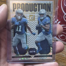 Panini Donruss Jaxon Smith-Njigba Kenneth Walker III Seahawks Production Line #…