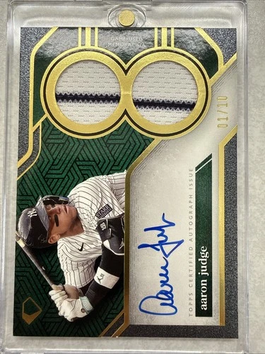 2024 Topps Diamond Icons Aaron Judge Auto 1/10 Game Worn Patch 🔥🔥